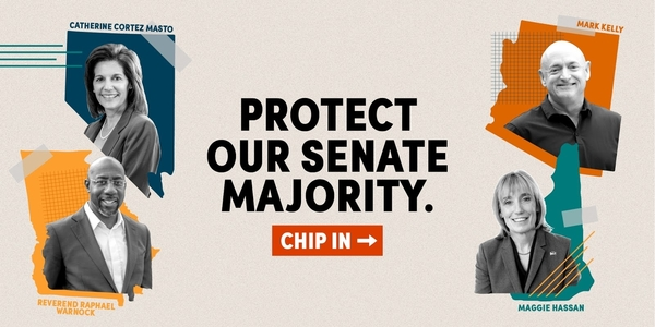 Protect Our Senate: Support Catherine Cortez Masto, Mark Kelly, Maggie Hassan, Rev. Raphael Warnock